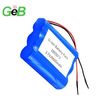 Lithium Ion Battery Pack 3.7 V 6600mah
